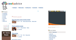 Desktop Screenshot of cookadvice.com